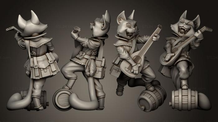 Toys (Adventure Cat Bard, TOYS_0408) 3D models for cnc